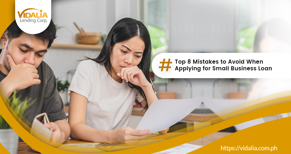 Top 8 Mistakes to Avoid When Applying for Small Business Loan