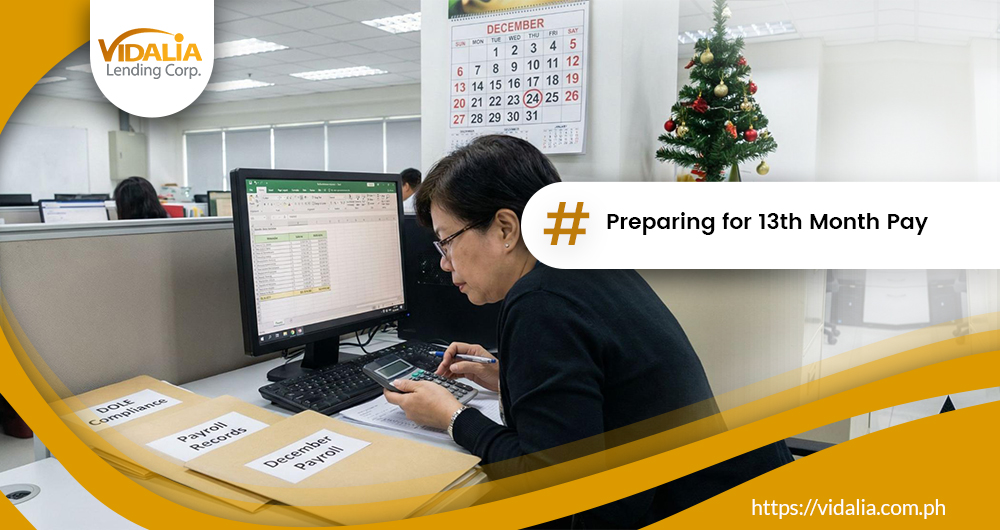 Preparing for 13th Month Pay